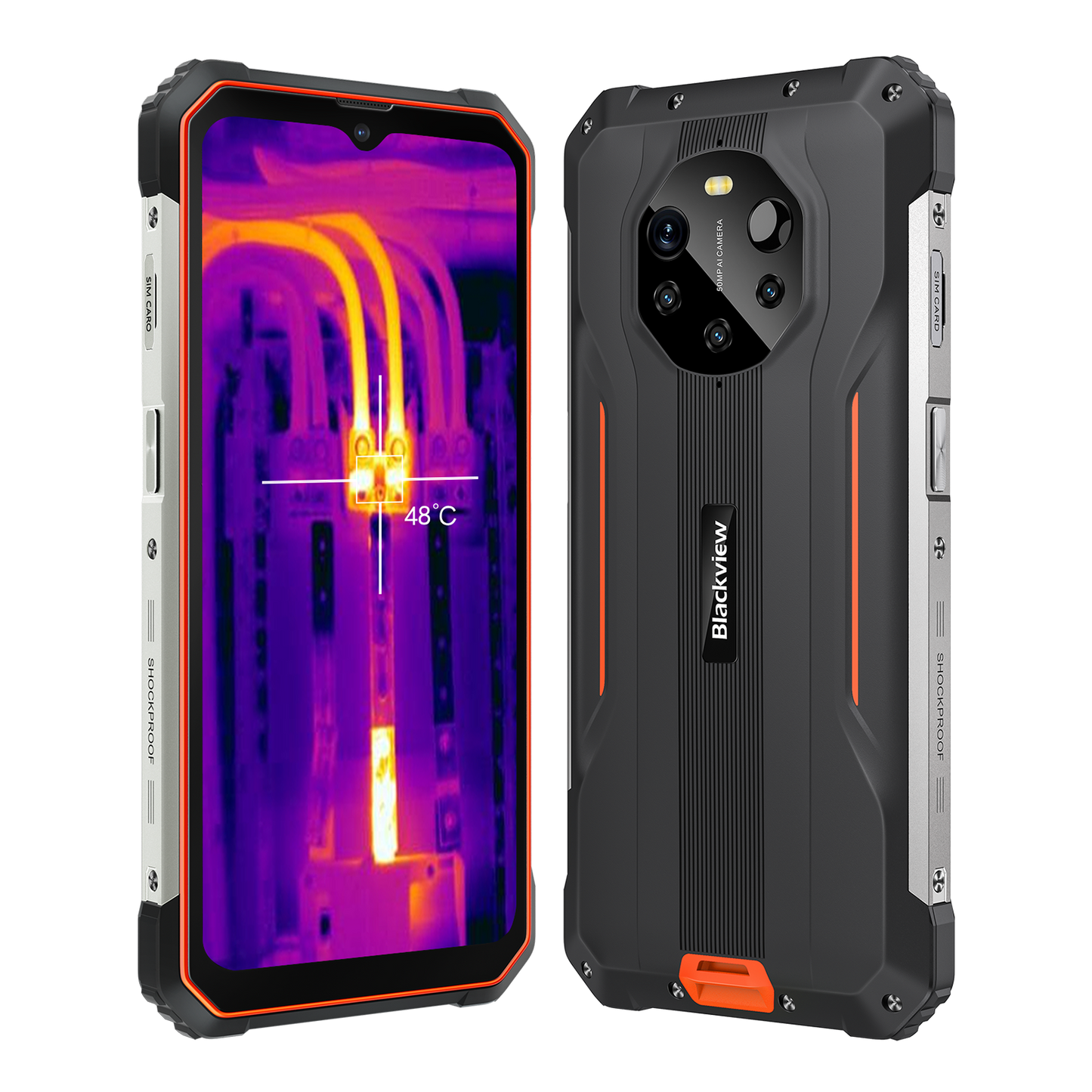 Blackview BL8800 PRO - 5G Smartphone - FLIR Wärmebild - 8GB/128GB ( Vorverkauf )