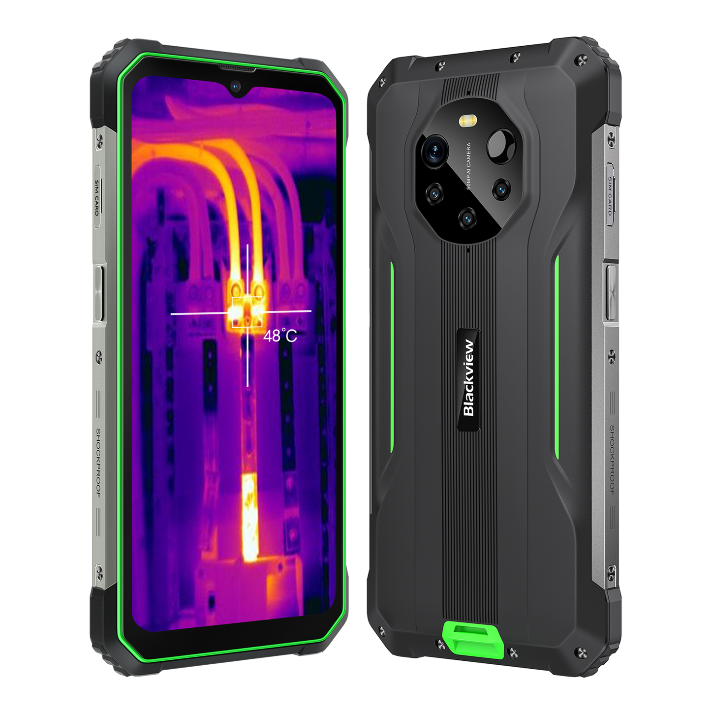 Blackview BL8800 PRO - 5G Smartphone - FLIR Wärmebild - 8GB/128GB ( Vorverkauf )