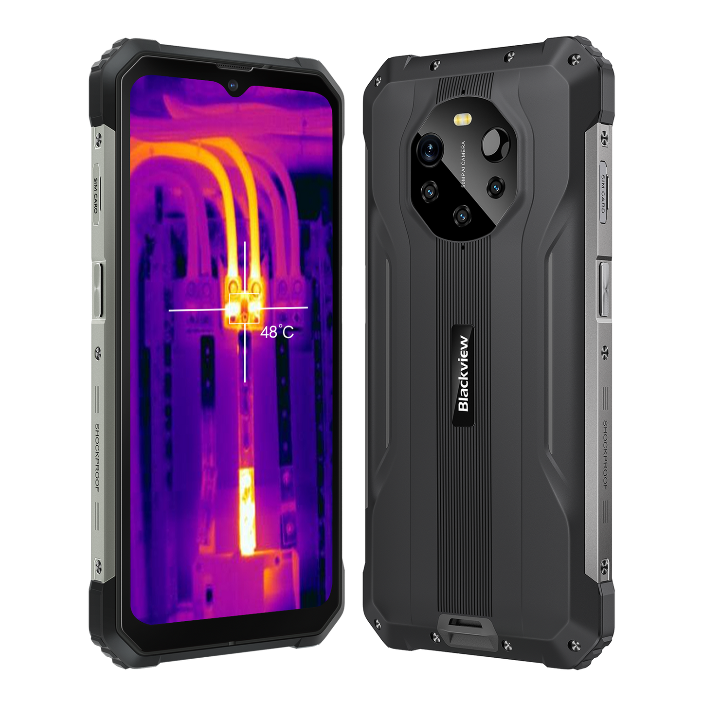 Blackview BL8800 PRO - 5G Smartphone - FLIR Wärmebild - 8GB/128GB ( Vorverkauf )